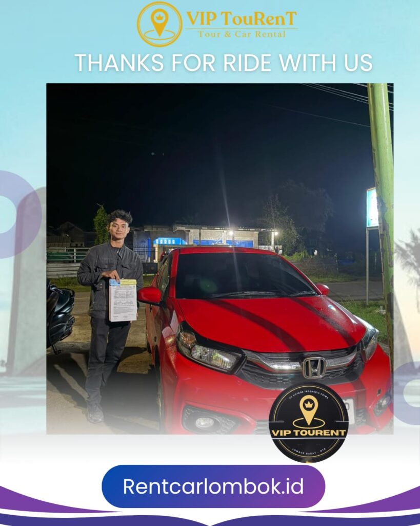 SEWA MOBIL LOMBOK LEPAS KUNCI BRIO